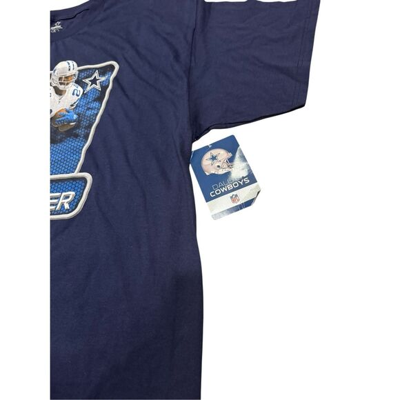 NWT Cowboys Authentic Apparel Dallas Cowboys #24 Marion Barber T Shirt Blue Size - Picture 4 of 7